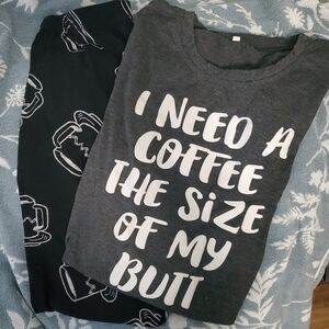 I Need Coffee The Size Of Butt Top And Coffee Leggings